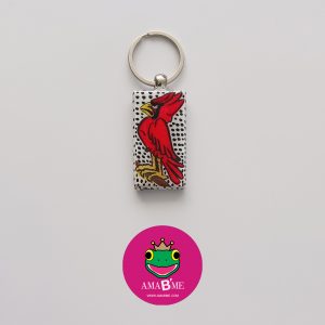 AMA B'ME - 'Born2Fly' Hand Painted Keychain
