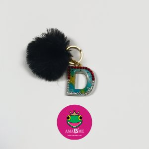 🔥 AMA B'ME – Initial Letter ‘D’ Keychain